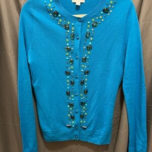 New York & Company Embellished Cardigan
